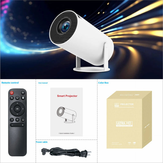 HY300 Pro Projector Home Theater Entertainment Portable Small Projector - Thingmonkey
