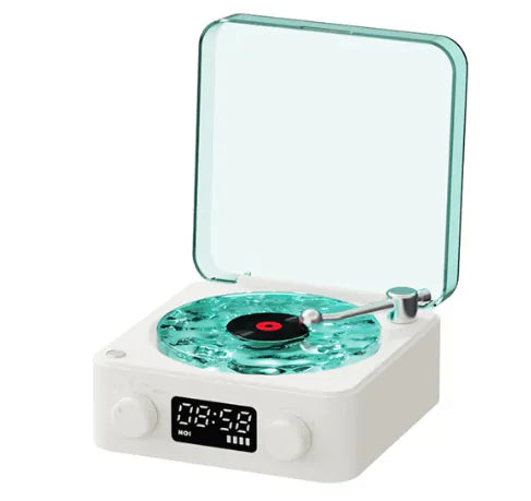Bluetooth Retro Turntable Speaker with RGB Lights - Thingmonkey